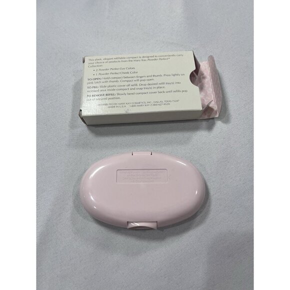 New In Box Mary Kay EMPTY Pink & Gold Color Compact with Mirror ~ Fast Ship - Picture 5 of 7
